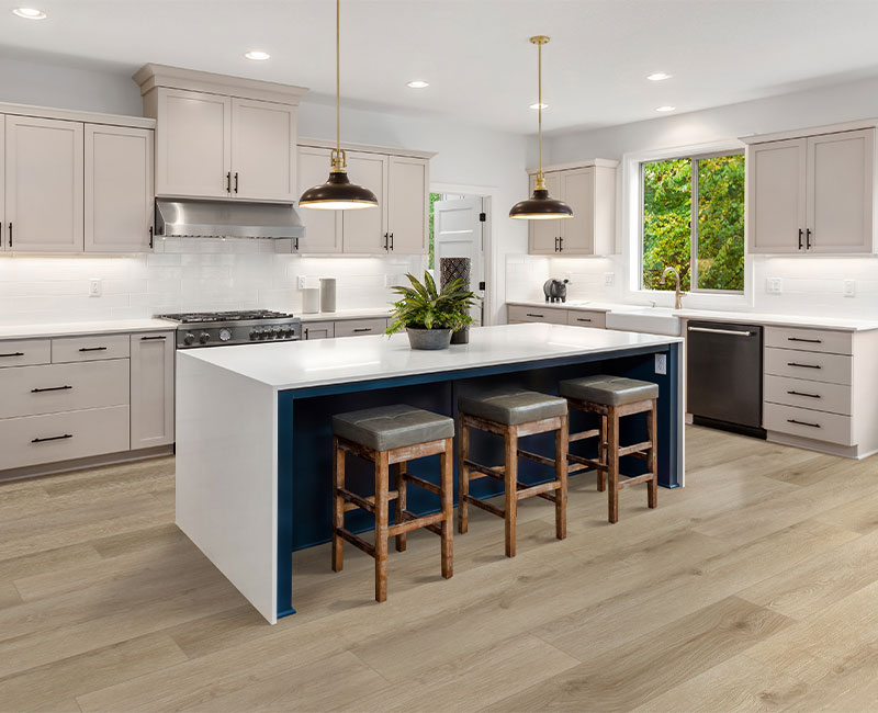 hardwood flooring in kitchen